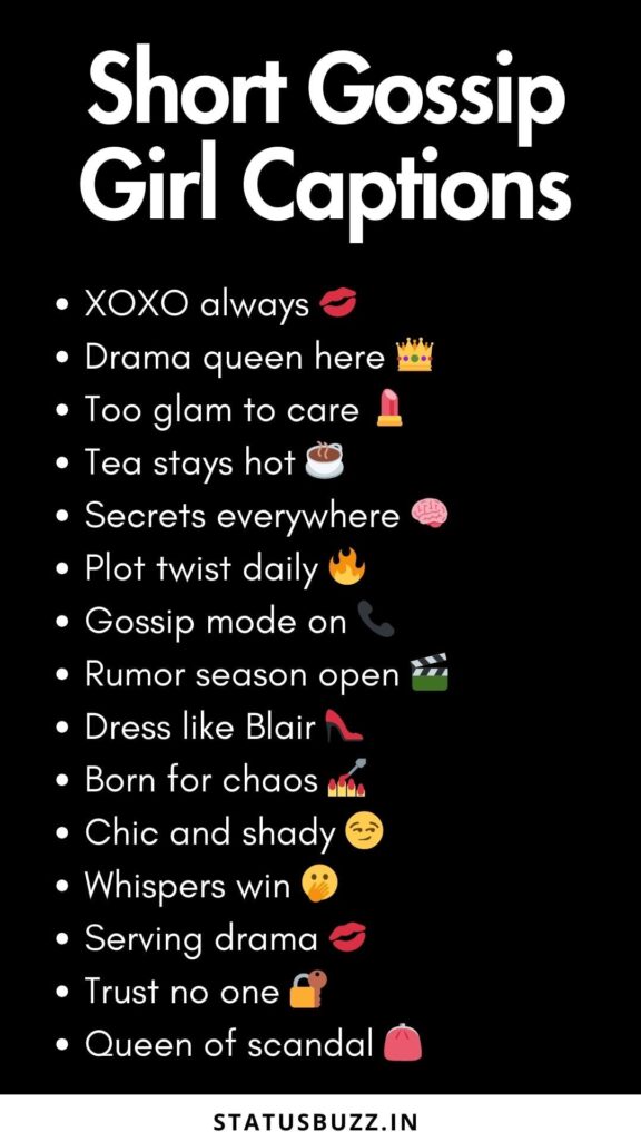gossip girl captions