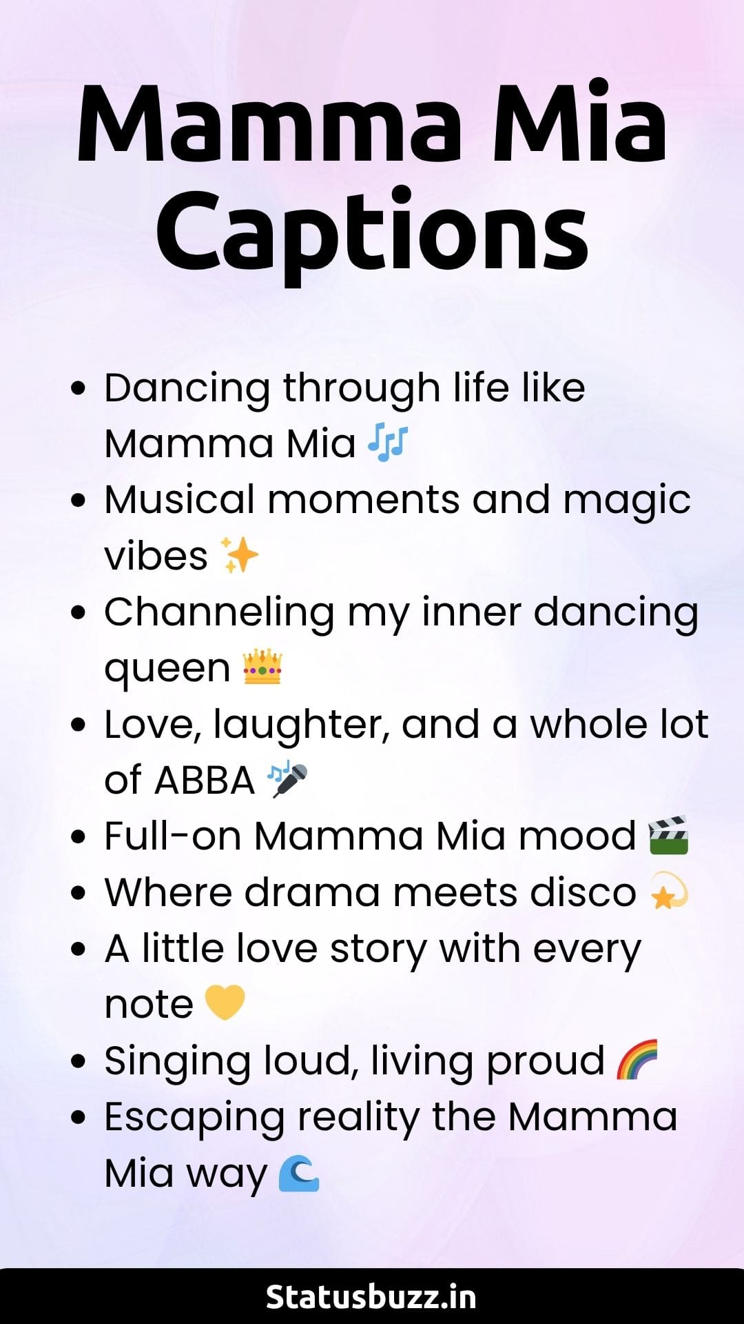 100+ Mamma Mia Captions & Quotes For Instagram StatusBuzz