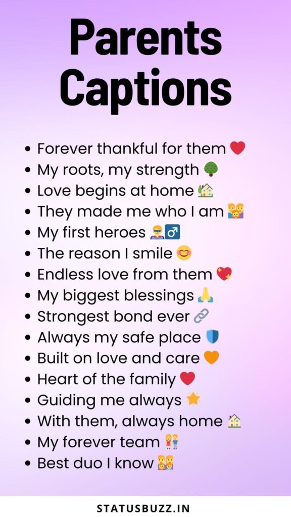 parents captions