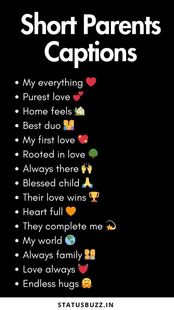 short parents captions