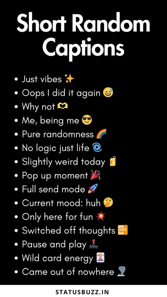 short random captions