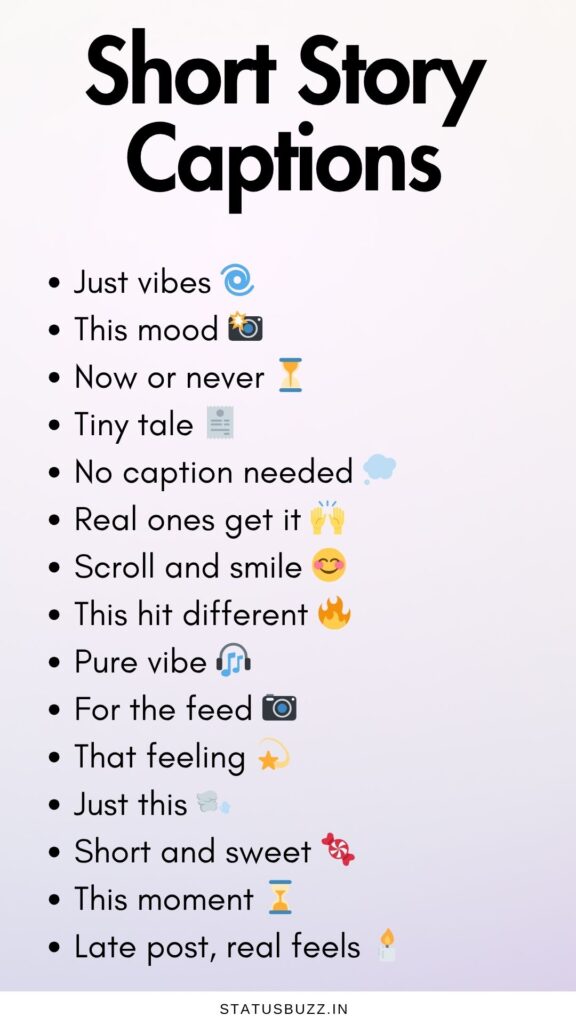story captions