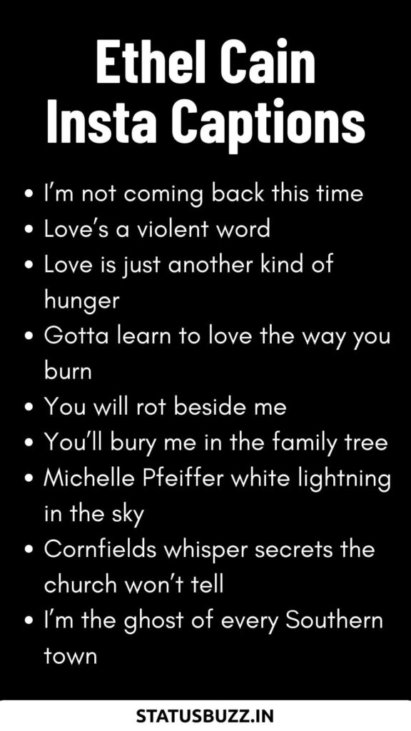 Ethel Cain Lyrics Captions