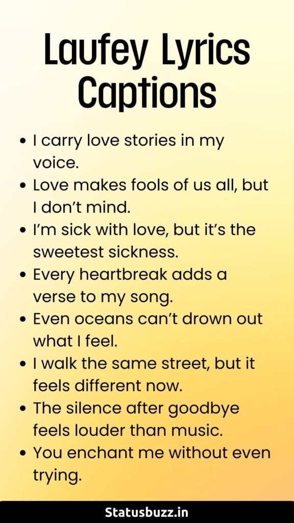 Laufey Lín Jónsdóttir Lyrics Captions