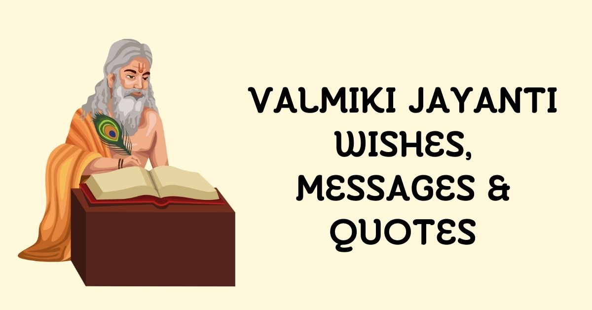 Valmiki Jayanti Wishes & Messages & Quotes