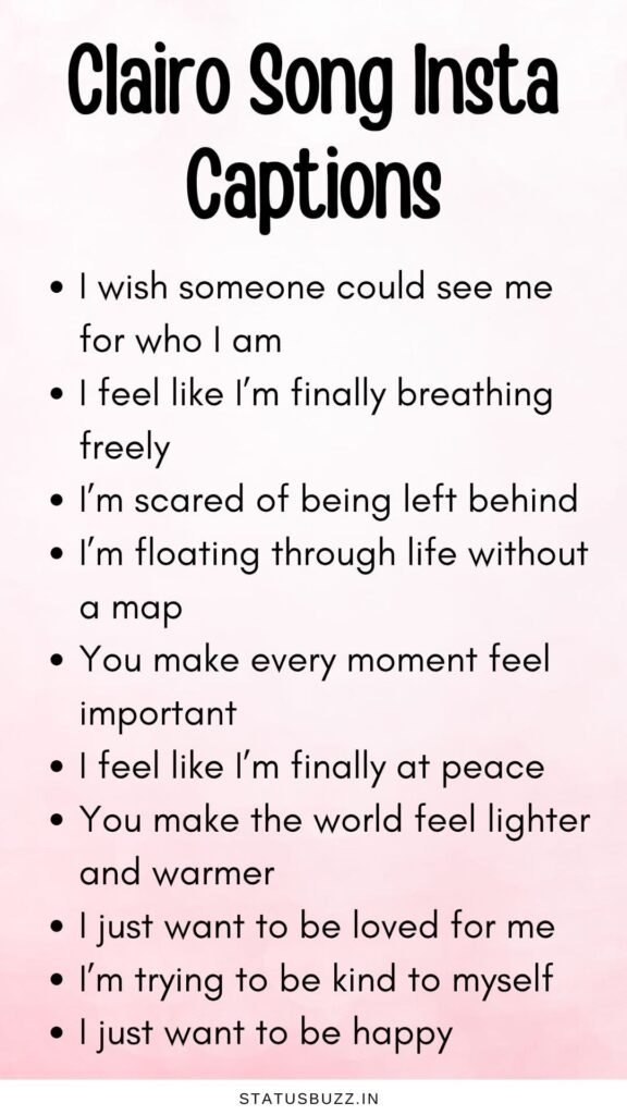 Clairo Lyrics Captions