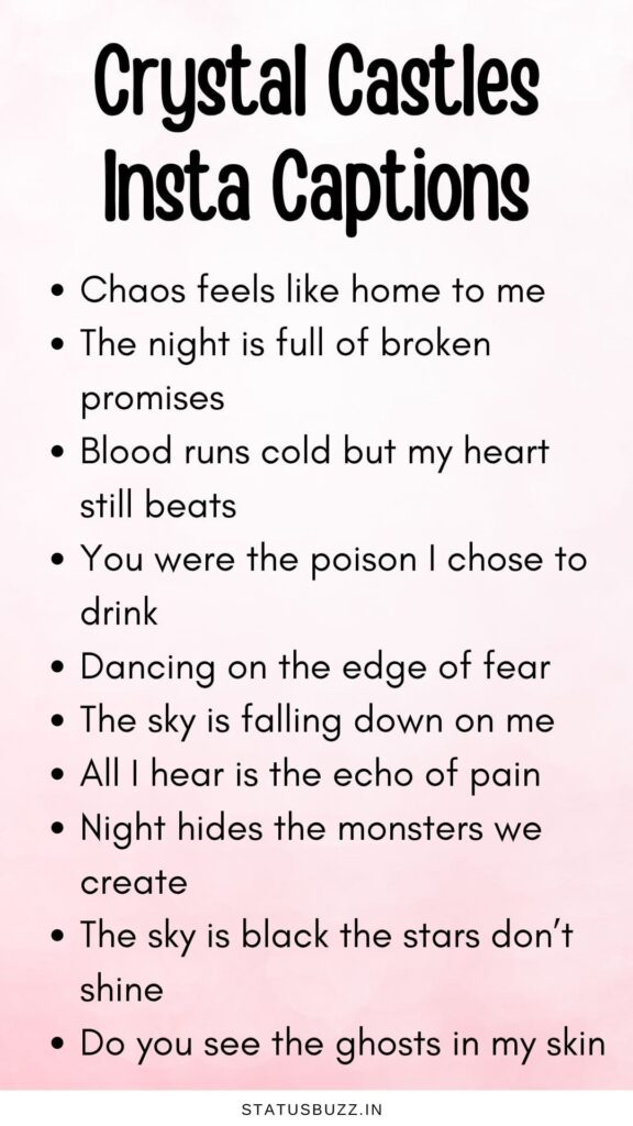 Crystal Castles Lyrics Captions