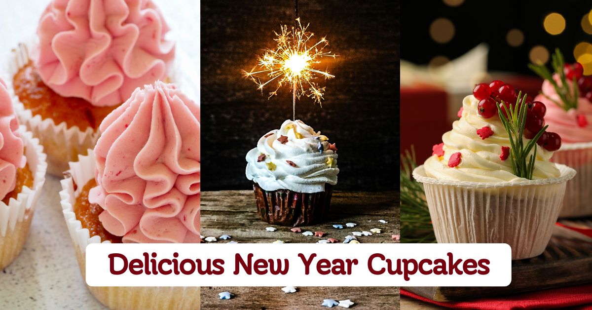 Delicious New Year Cupcakes