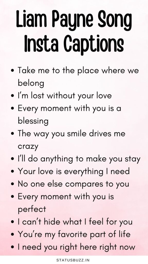 Liam Payne Lyrics Captions