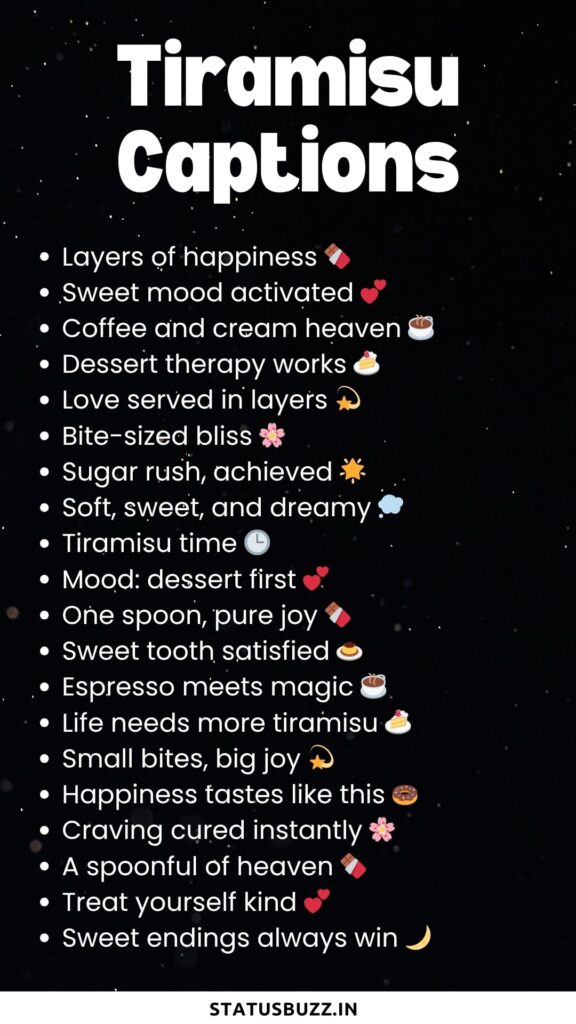 tiramisu captions