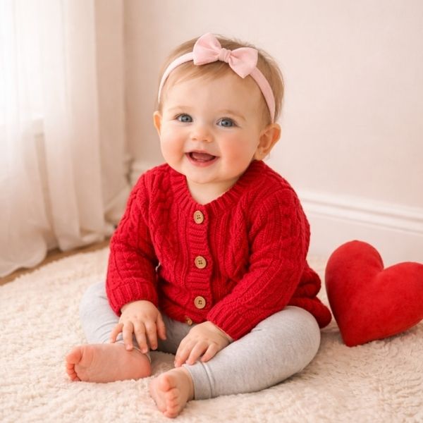 Cozy Knit Valentine Outfit