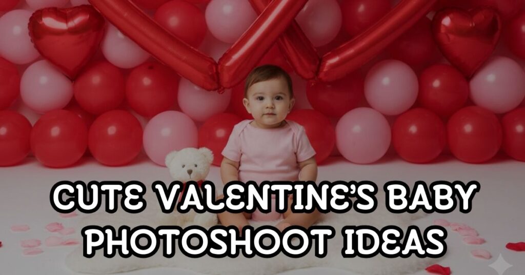 Cute Valentine’s Baby Photoshoot Ideas