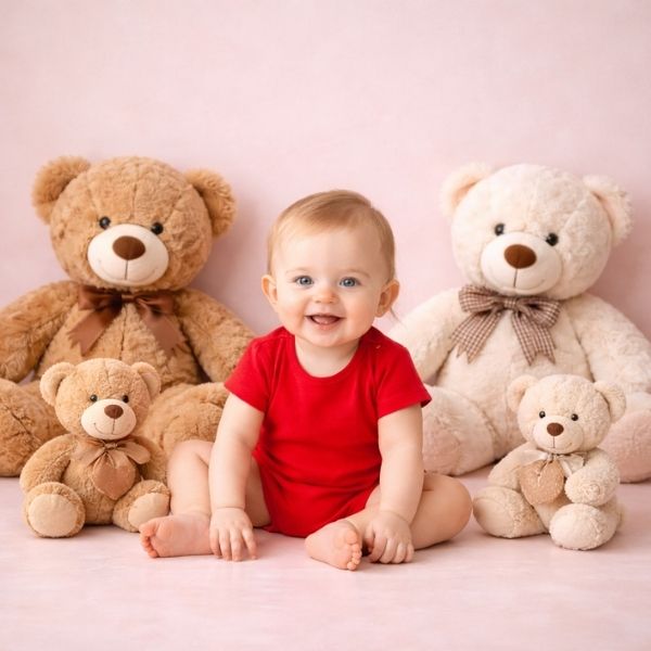 Teddy Bear Valentine Setup