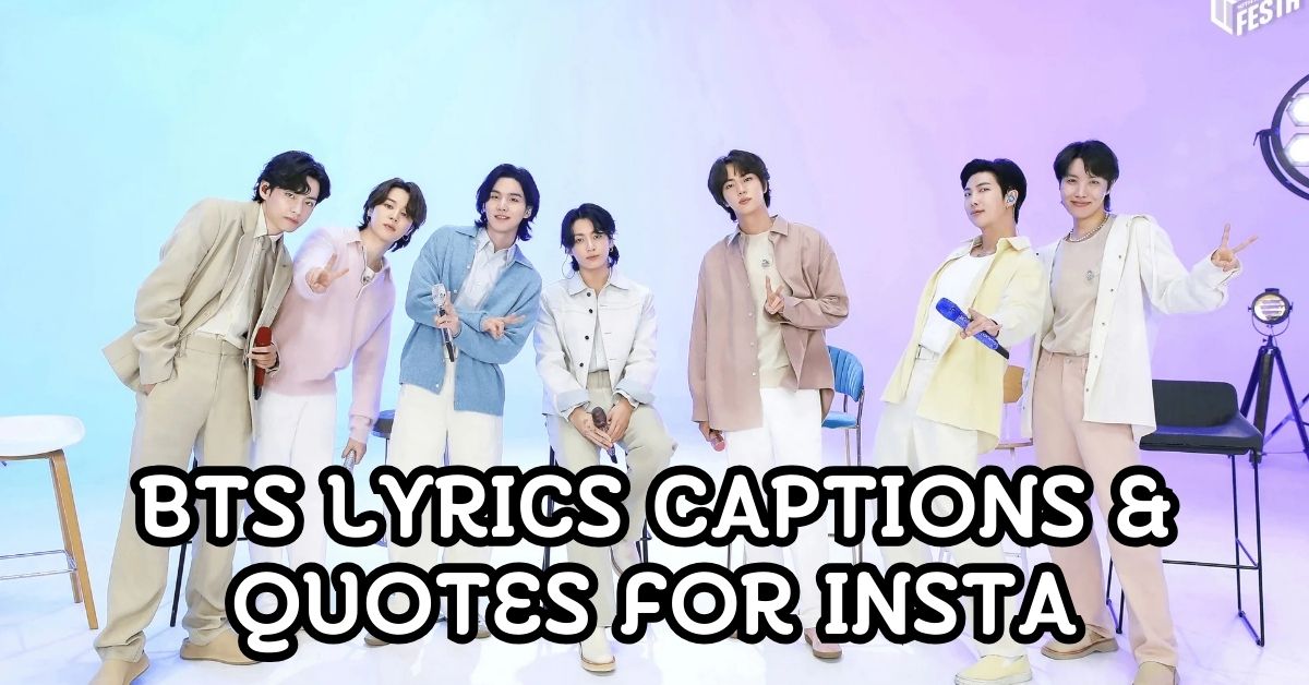 bts Lyrics Captions and Quotes