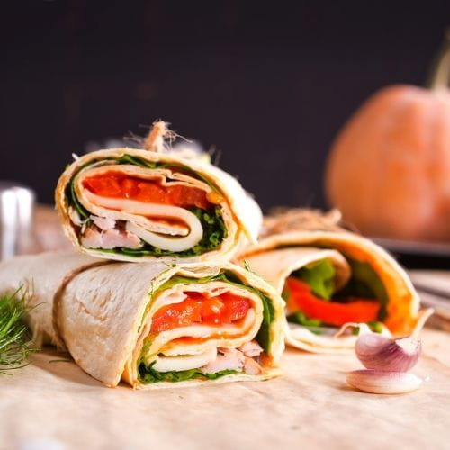 Cheese & Turkey Roll-Ups
