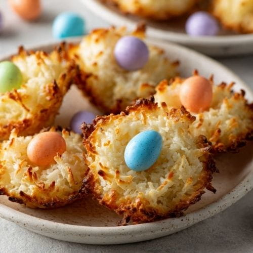 Coconut Macaroon Nests
