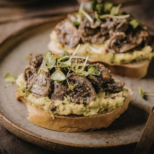 Creamy Mushroom Toast