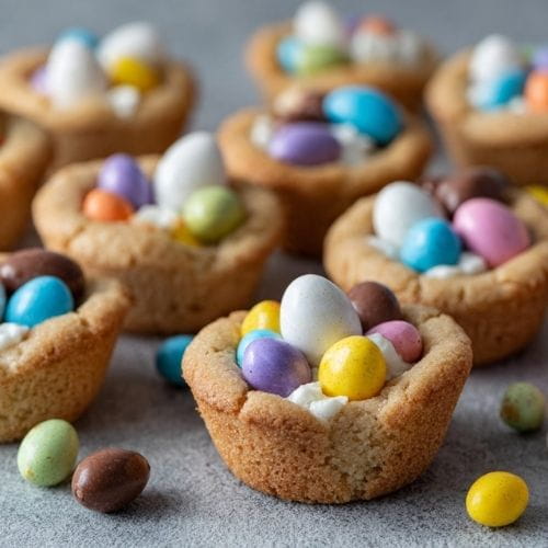 Easter Basket Cookie Cups