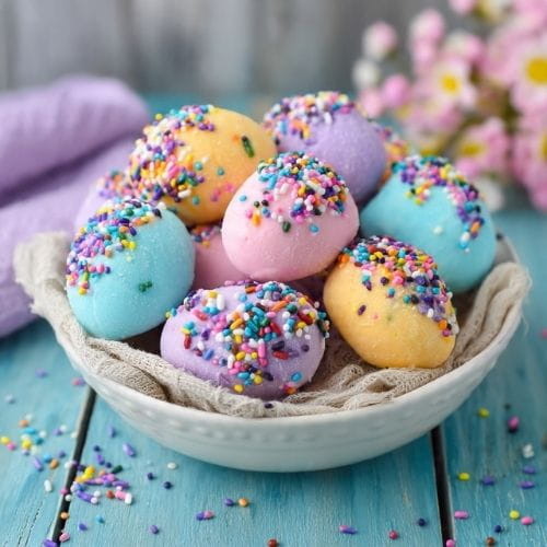 Easter Egg Cookie Dough Truffles