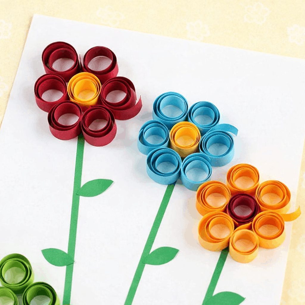 Paper Roll Flowers