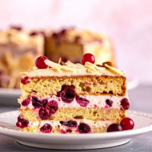Raspberry Almond Cake