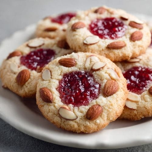 Raspberry Almond Cookies