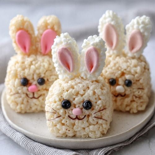 Rice Krispie Treat Bunnies