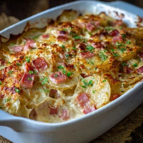 Scalloped Potatoes and Ham