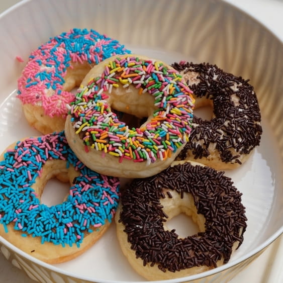 Spring Sprinkle Donuts