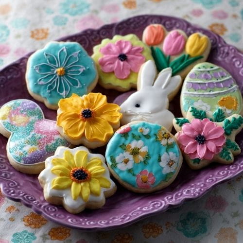 Springtime Decorated Cookies