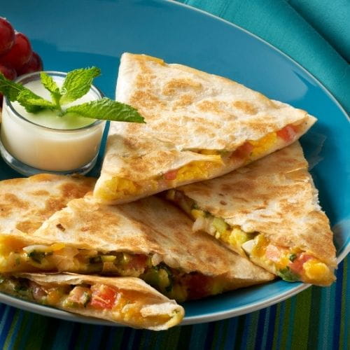 Veggie Breakfast Quesadillas