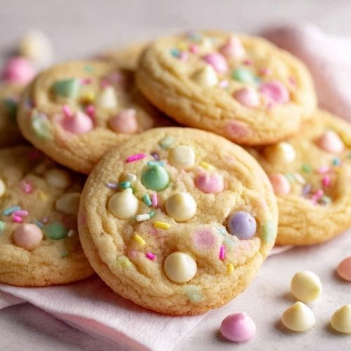 White Chocolate Spring Cookies