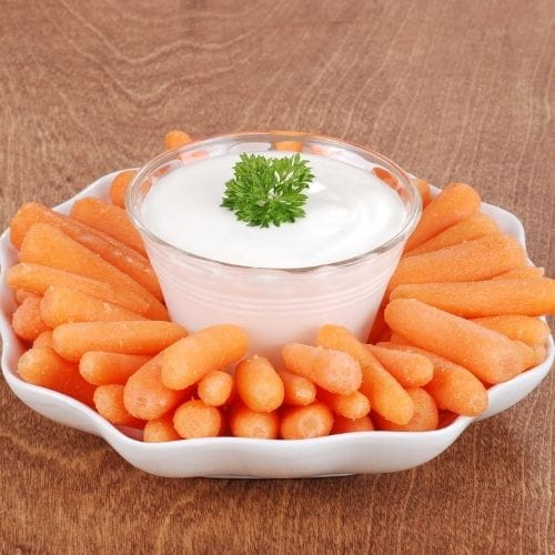Baby Carrots with Ranch Dip