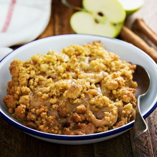 Caramel Apple Crumble