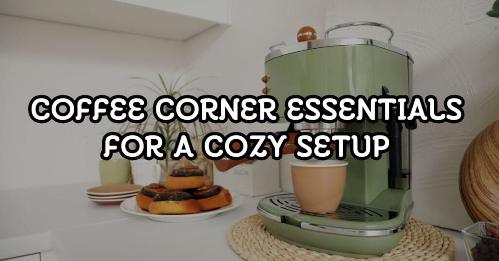 Coffee Corner Essentials For a Cozy Setup