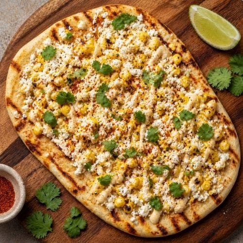Grilled Elote Flatbread