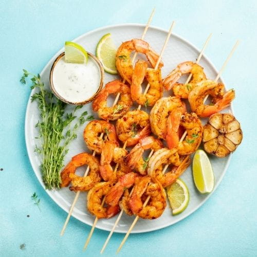 Spicy Shrimp Skewers