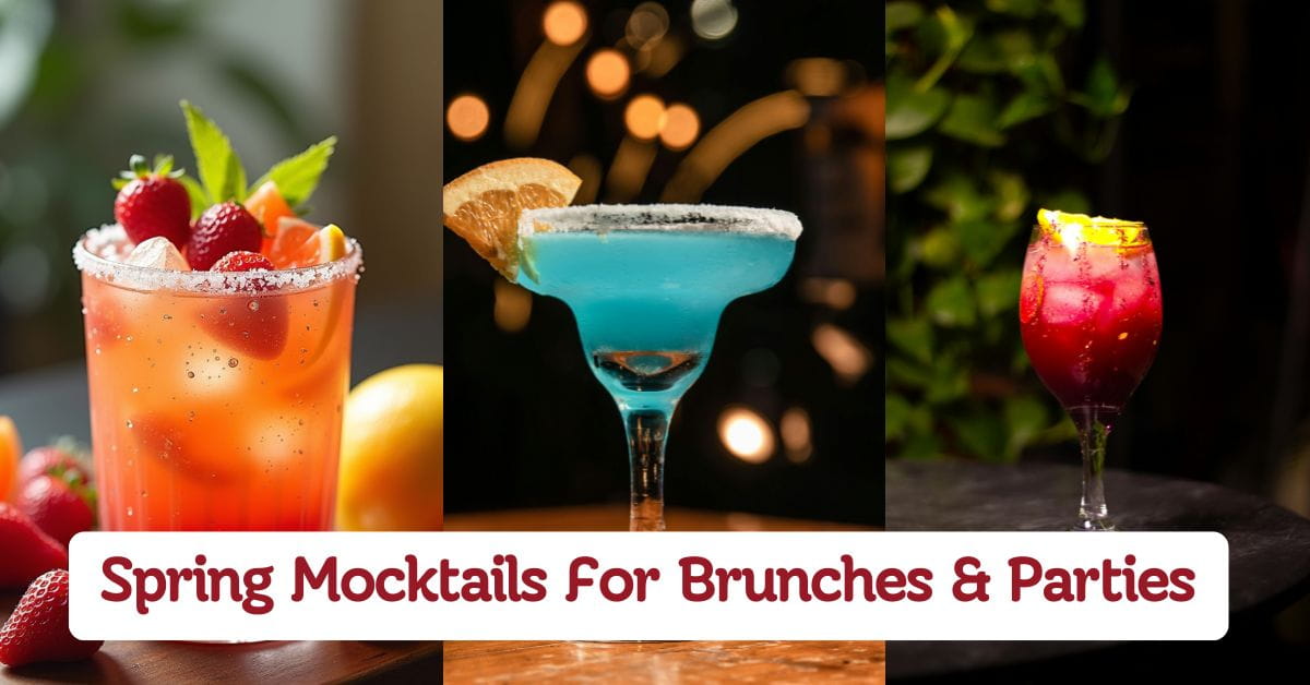 Spring Mocktails For Brunches and Parties