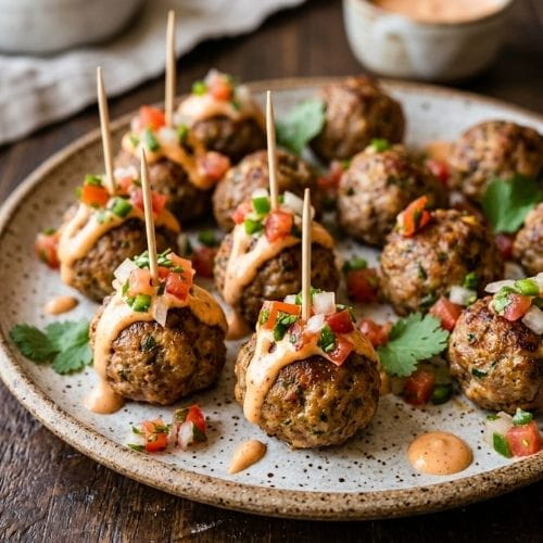 Taco Meatball Bites