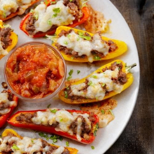 Taco Stuffed Mini Peppers
