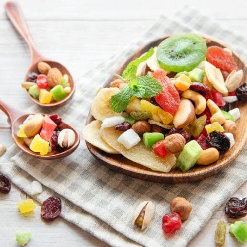 Trail Mix with Nuts and Dried Fruit