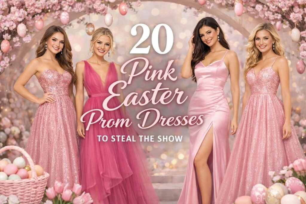 20 Pink Easter Prom Dresses to Steal the Show