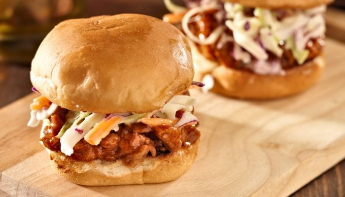 BBQ Pulled Chicken Slider Bites
