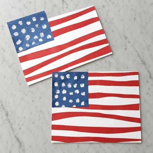 Construction Paper Flag