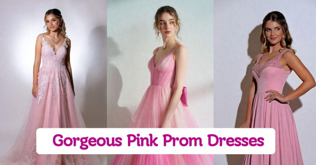 Gorgeous Pink Prom Dresses to Try
