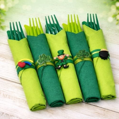 Lucky Shamrock Napkin Rings
