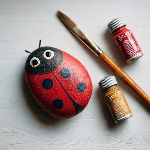 Painted Rock Ladybugs