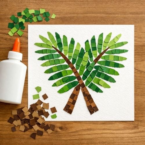 Palm Sunday Mosaic Craft
