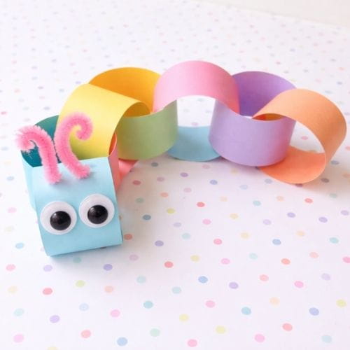 Paper Chain Caterpillars