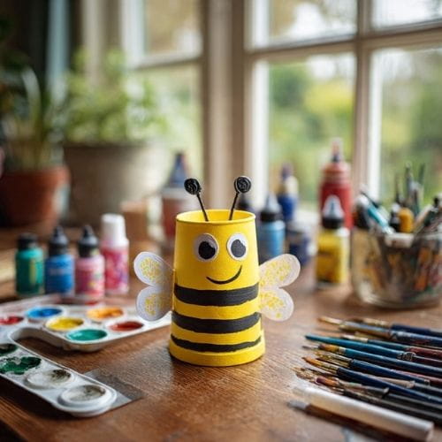 Paper Cup Bees